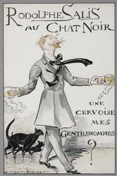 Rodolphe Salis at the Chat Noir