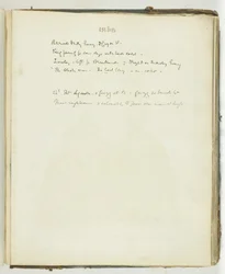 Untitled [Page of Text Relating to Broadlands], 1868