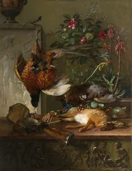 Still Life with Game and a Greek Stele: Allegory of Autumn