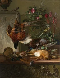 Still Life with Game and a Greek Stele: Allegory of Autumn