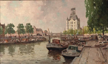 A view of the Witte Huis, Rotterdam