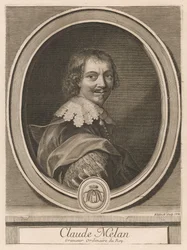 Claude Melan, from the book Les hommes illustres..., vol. II, by Charles Perrault