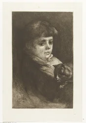 Portrait of Eleonora Bos with Cat