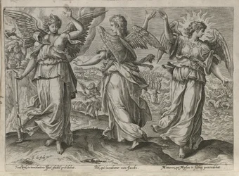 The Angels Taedkiel, Piel, and Mittaron