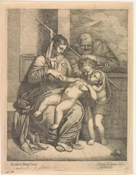 The Holy Family with John the Baptist
