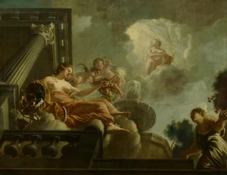 Religio Favors Abondantia: Allegorical Depiction of the Care of Lepers and Innocents