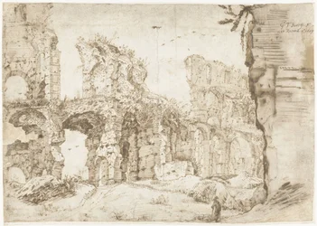 Ruins of the Colosseum, Rome, Seen from Within