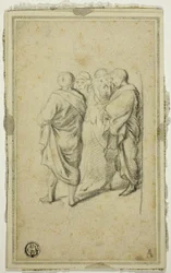 Group of Four Men in Togas