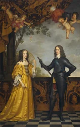 Double-Portrait of William II, Prince of Orange, and His Wife Mary Stuart