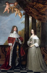 Portrait of Friedrich Wilhelm, Elector of Brandenburg, and His Wife Louise Henriette, Countess of Orange-Nassau