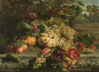 Still Life with Flowers and Fruit