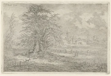 Shepherd by Cornfield (The Waterspout at Zoelmond)