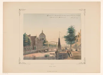 View of the Oude Vest in Leiden Oude Vest