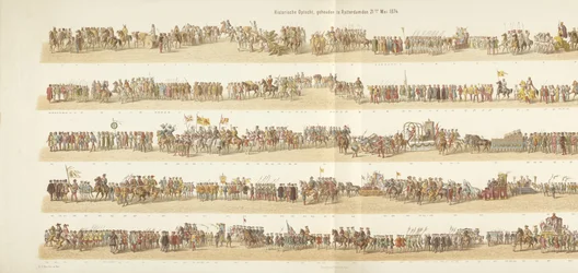 Historical Parade, held in Rotterdam on May 21, 1874