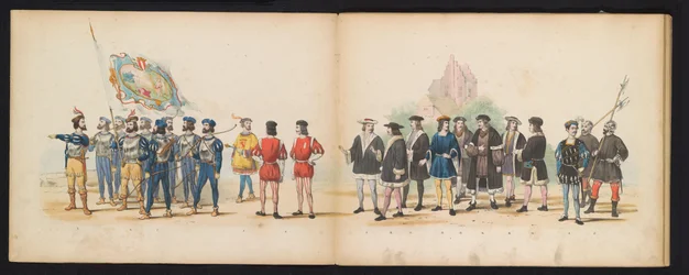 Masquerade of the Leiden Students, 1855 (plate 2)