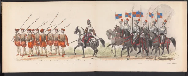 Masquerade of the Leiden Students, 1870 (Plate 18) (Costumed Parade Held by the Members of the Leiden Student Corps on June 7, 1870, to Celebrate the 295th Anniversary of Leiden University)