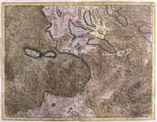 Lakes in Switzerland (engraving)