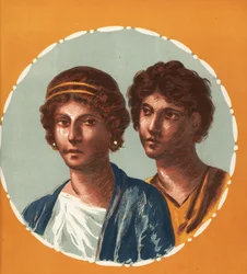 Portrait of a Man and Woman from an Unidentified House in Pompeii