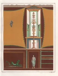 Wall Painting with Framed Panels from the House of the Bear