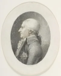 Portrait of A.P. Bernstorff, Count, Prime Minister (1735-1797). Bust. Profile to the Left