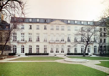 View of the Garden Facade of the Hotel de Beauharnais, Built in 1713