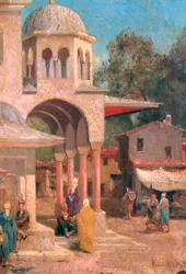 Outside the Mosque