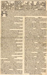 Calendar with the Nativity and Adoration