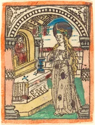 The Virgin in a Robe Embroidered with Ears of Corn