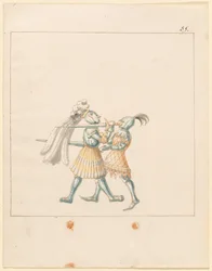 Freydal, The Book of Jousts and Tournament of Emperor Maximilian I: Combats on Foot (Jousts)(Volume III): Plate 165