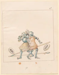 Freydal, The Book of Jousts and Tournament of Emperor Maximilian I: Combats on Foot (Jousts)(Volume III): Plate 152