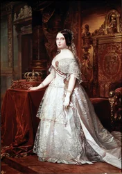 Portrait of the Queen of Spain Isabelle de Bourbon II