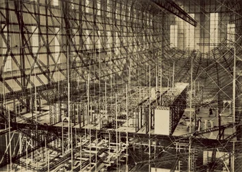 Passenger Accommodation of Airship LZ 130 (unfinished)