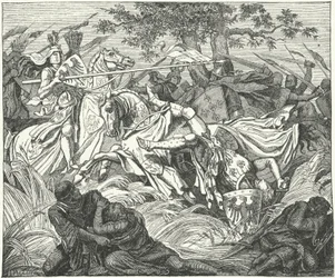 Adolph of Germany falls at the Battle of Golheim