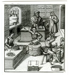 An early sixteenth-century European mint, from Der Weisskunig