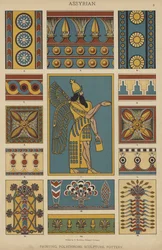 Assyrian, Painting, Polychrome Sculpture, Pottery