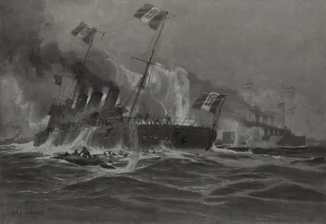 Attack of the Austro-Hungarian Navy on Two Italian Torpedo Boat Destroyers