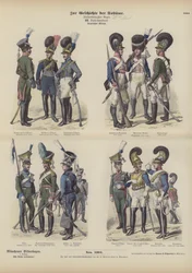Bavarian Military Uniforms, Early 19th Century