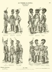 Bavarian Military Uniforms, Early 19th Century