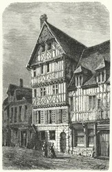 Birthplace in Rouen of French playwright Pierre Corneille