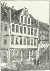 Birthplace of German writer and statesman, Johann Wolfgang von Goethe, Frankfurt, Germany