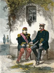 Bismarck Conversing with Napoleon III after His Capture in the Battle of Sedan, September 2