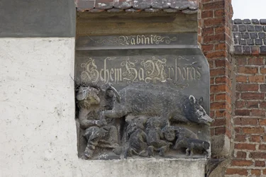 Carving Depicting the Judensau