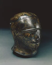 Closed sallet with grotesque face, or Schembart visor, Nuremberg, c.1500