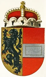 Coat of Arms of Salzburg, with a prince