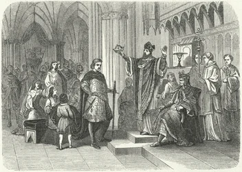Coronation of Henry the Young King by Roger, Archbishop of York