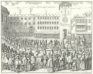 Coronation Procession of Matthias, Holy Roman Emperor in 1612