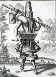 Costume for a Mason, pub. by Gerard Valck c.1690