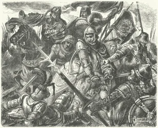 Death of Peter of Castile at the hands of Henry of Trastamara