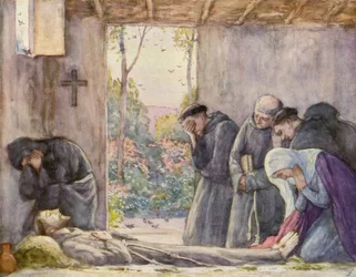 Death of St Francis of Assisi