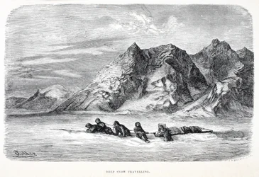 Deep Snow Traveling, London 1874